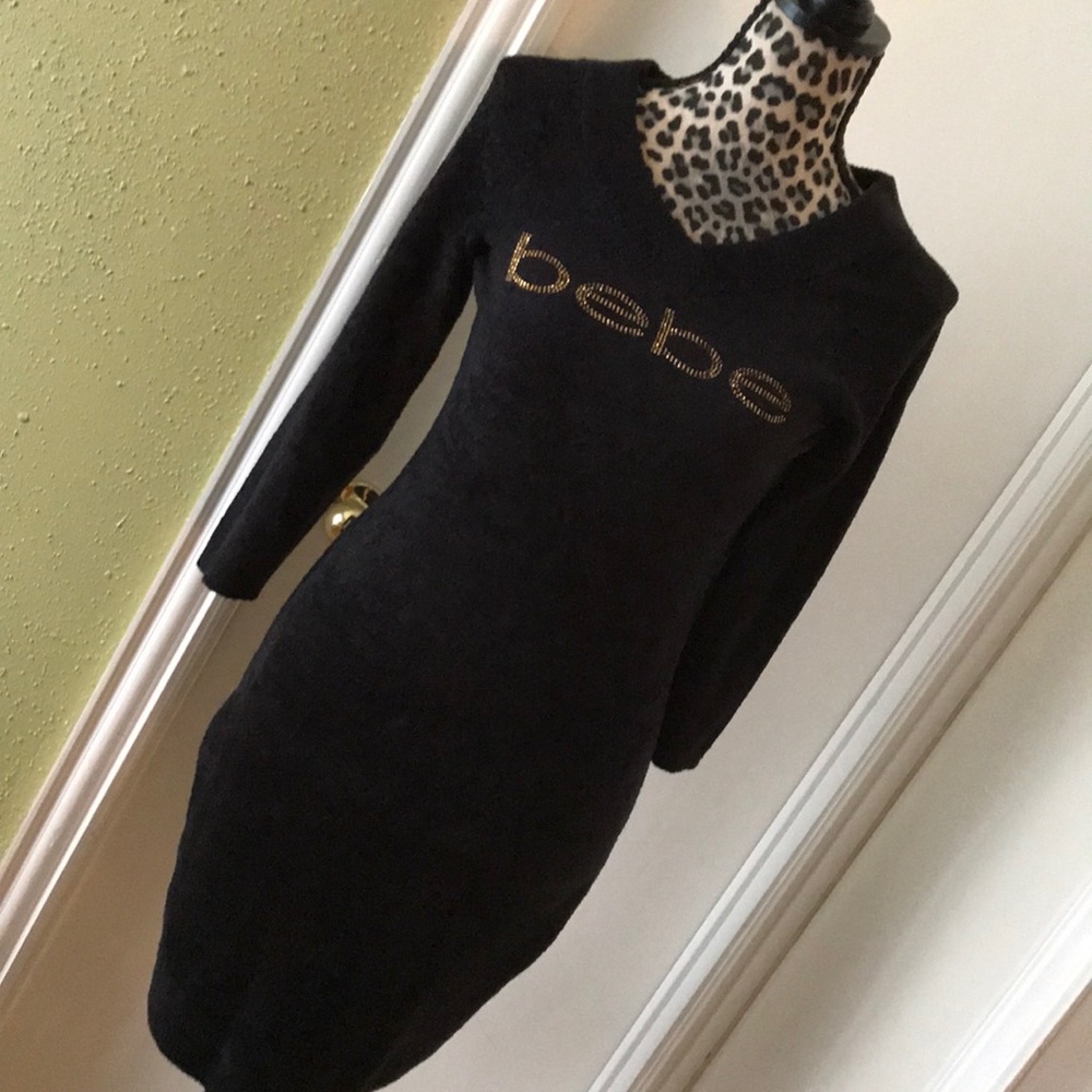 NWOT BEBE FITTED SWEATER DRESS